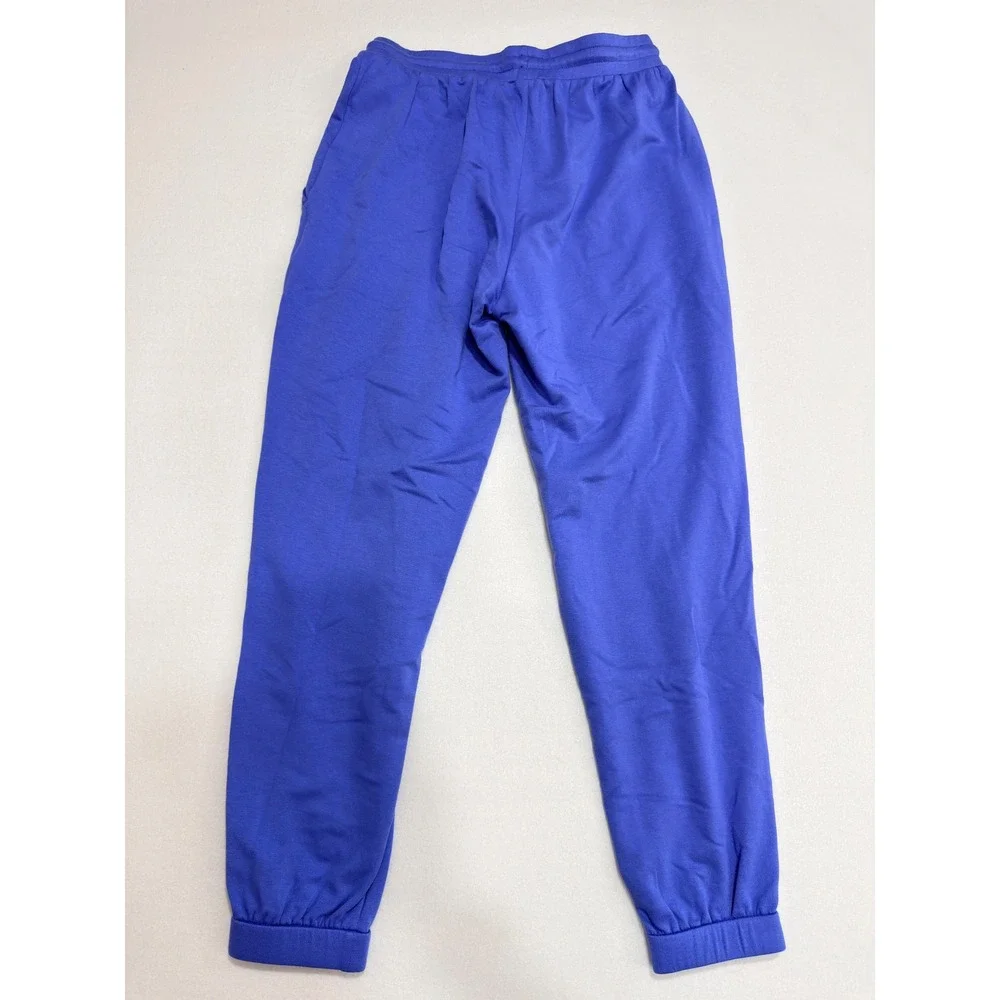Eileen Fisher Joggers XXS Blue Cozy Brushed Terry Hug Minimalist Retail $178 - Picture 3 of 9